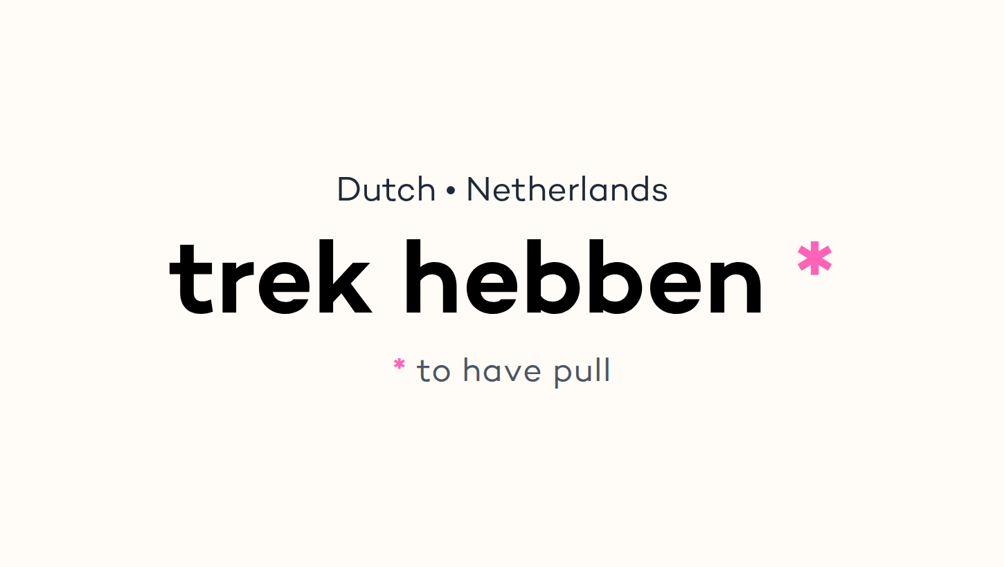 trek hebben