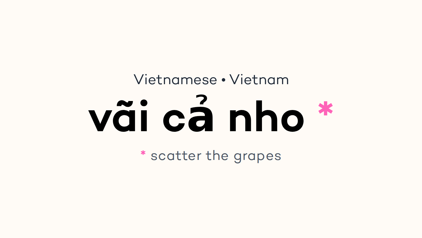 vãi cả nho