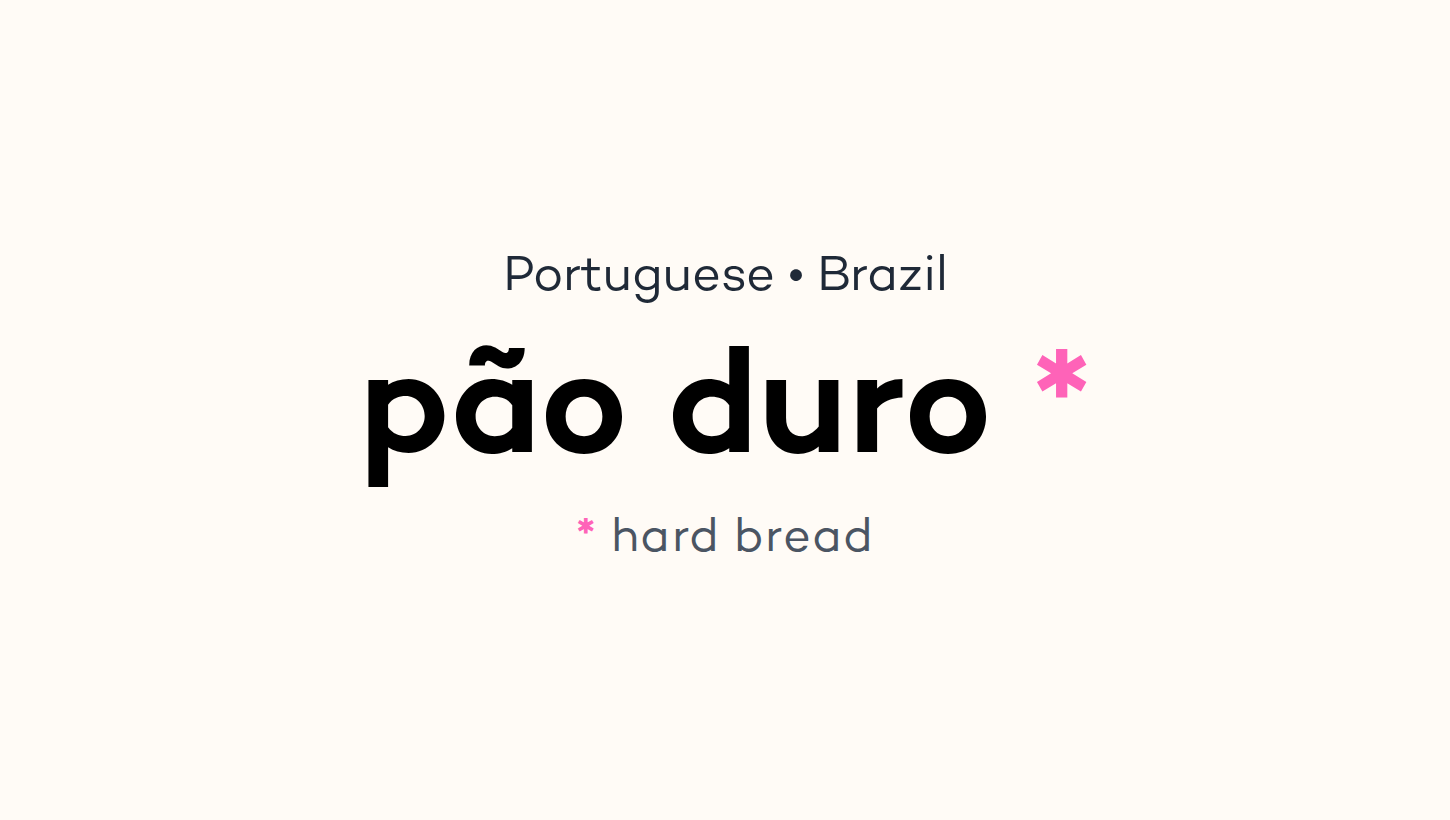 pão duro