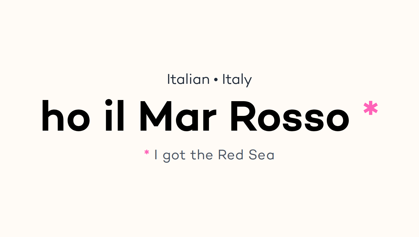 ho il Mar Rosso